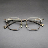 Reve Vintage Acetate Square Glasses Frame Rectangle Frames Southood Gray Bronze