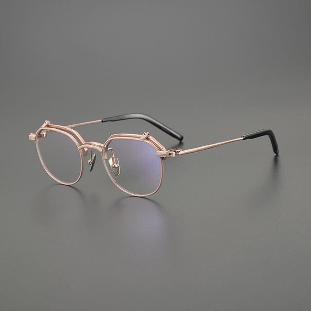 Rex Business Titanium Flippable Frame Rectangle Frames Southood Rose Glod
