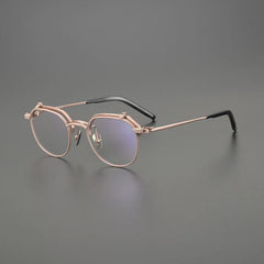 Rex Business Titanium Flippable Frame Rectangle Frames Southood Rose Glod