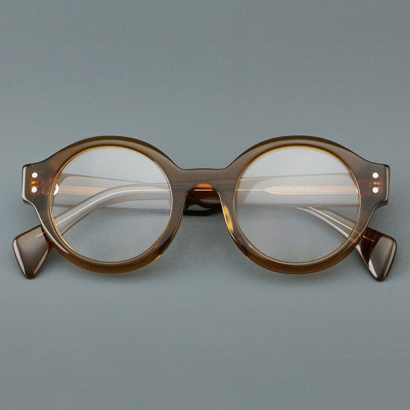 Ricci Retro Round Acetate Optical Frame Round Frames Southood
