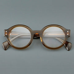 Ricci Retro Round Acetate Optical Frame Round Frames Southood