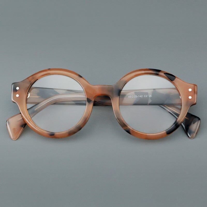 Ricci Retro Round Acetate Optical Frame Round Frames Southood