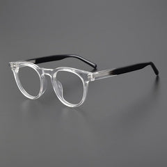 Rollo Vintage Acetate Eyeglasses Frame Cat Eye Frames Southood Transparent