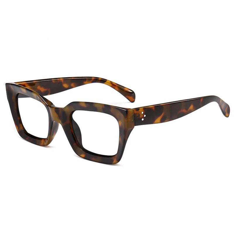 Sage Popular Rectangle Glasses Frames Rectangle Frames Southood Leopard