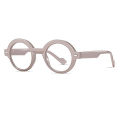 Selig Vintage TR90 Round Eyeglasses Round Frames Southood Beige Pink