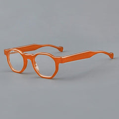 Shoko Vintage Acetate Glasses Frame Geometric Frames Southood Orange
