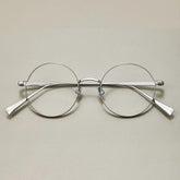 Mel Round Titanium Eyeglasses Frame