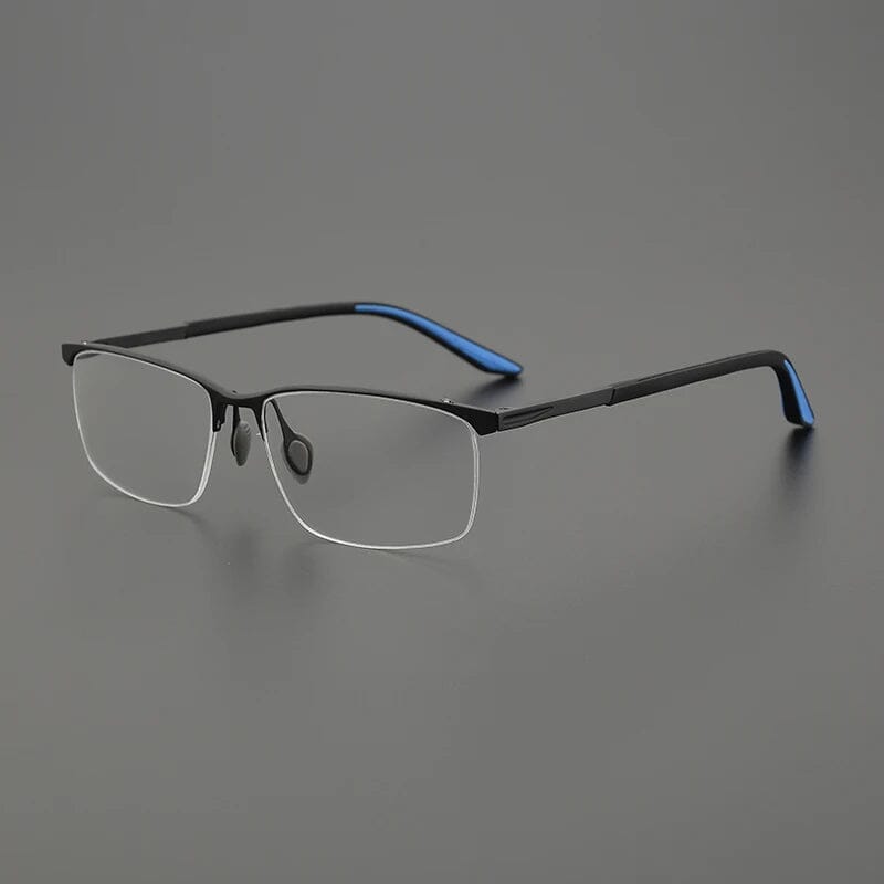 Skylor Business Titanium Glasses Frame Rectangle Frames Southood Black