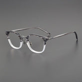 Sonnie Vintage Acetate Glasses Frame Cat Eye Frames Southood Stripe Gun