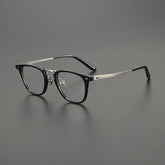 TAB Business Acetate Glasses Frame Rectangle Frames Southood Black
