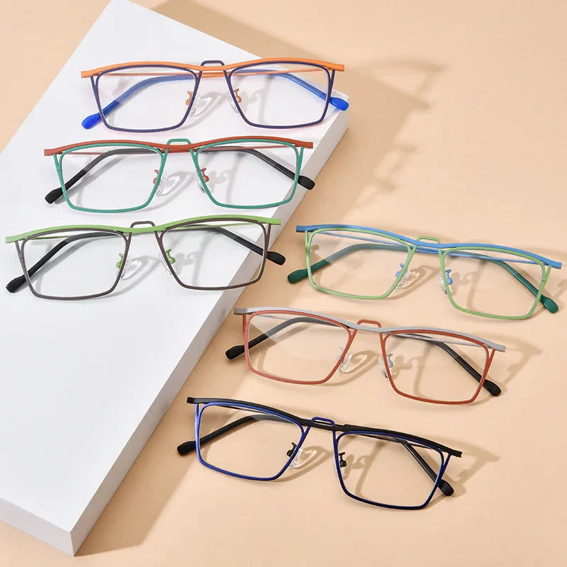 Takai Rectangle Titanium Glasses Frame Rectangle Frames Southood