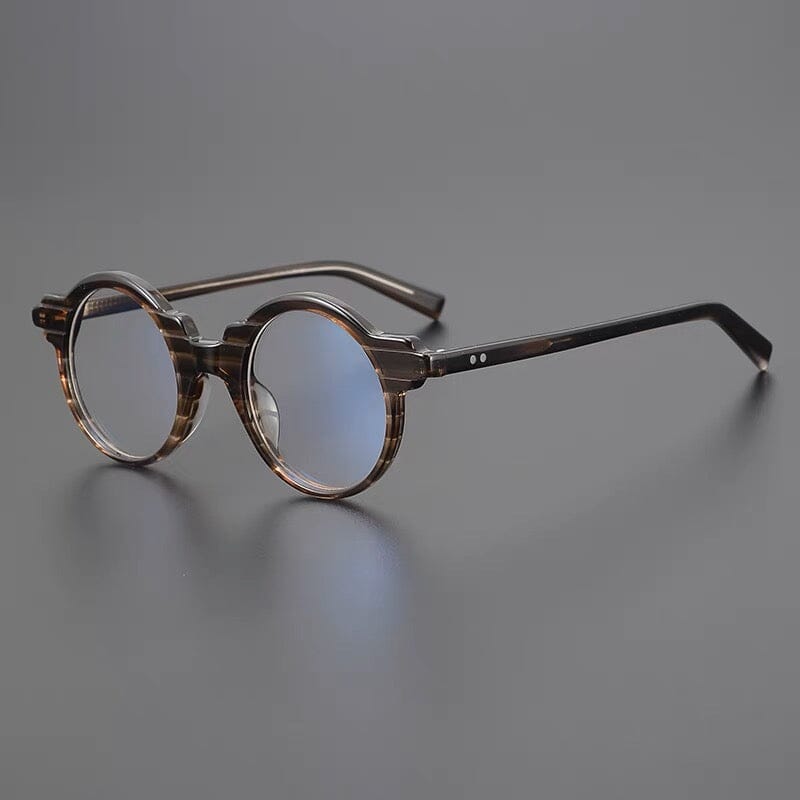 Talon Acetate Round Eyeglasses Frames Round Frames Southood Coffee