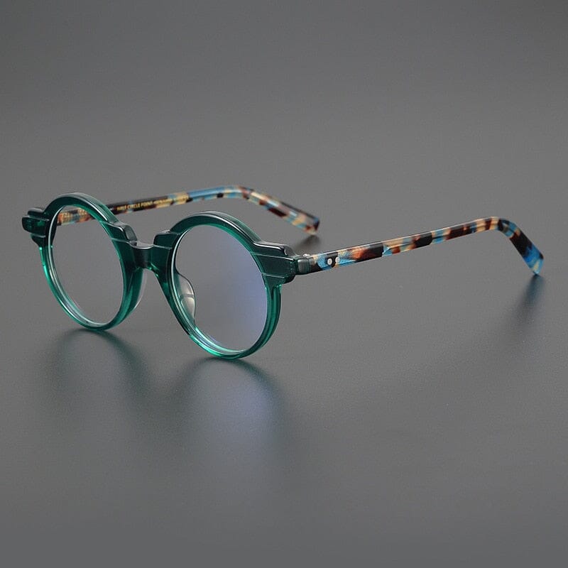 Talon Acetate Round Eyeglasses Frames Round Frames Southood Green