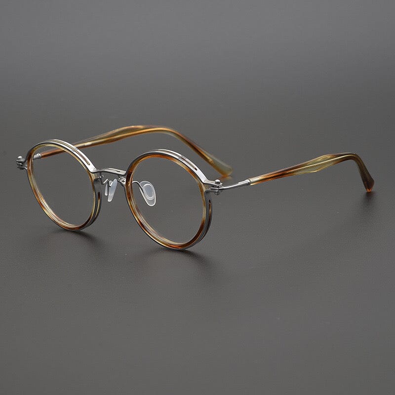 Tate Vintage Round Acetate Glasses Frame Round Frames Southood Tea Tortoiseshell