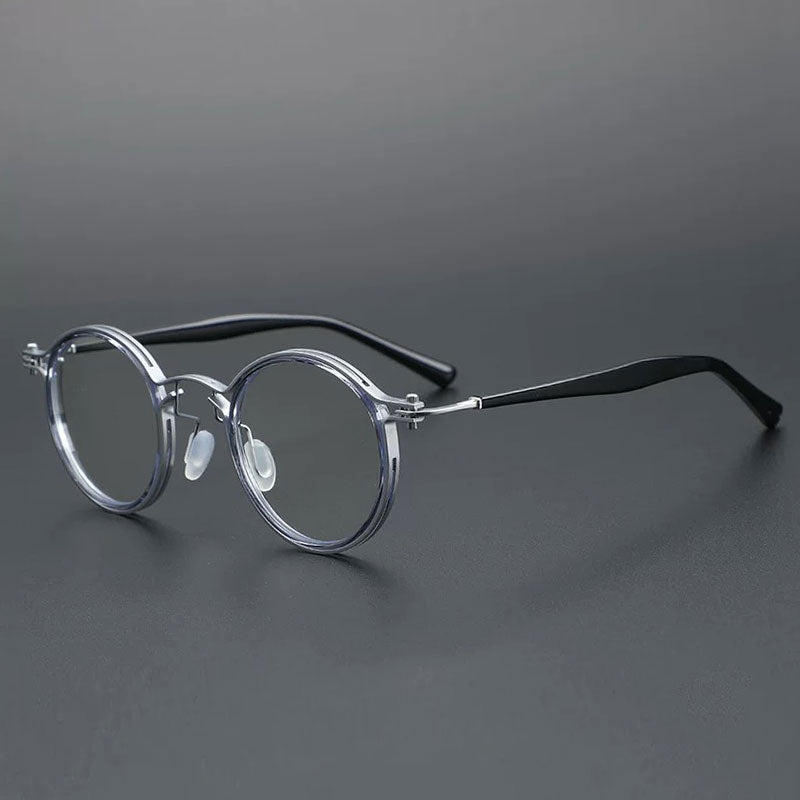 Tel Retro Steam Punk Optical Glasses Frame Round Frames Southood A04 Clear