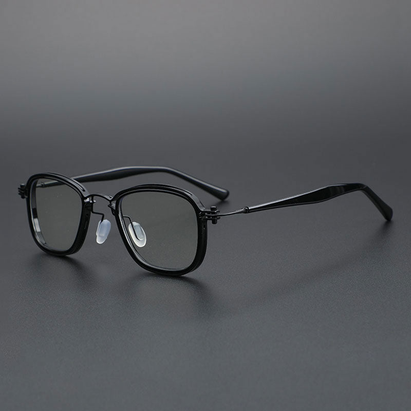 Tel Retro Steam Punk Optical Glasses Frame Round Frames Southood B01 Black