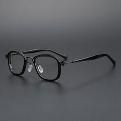 Tel Retro Steam Punk Optical Glasses Frame Round Frames Southood B01 Black