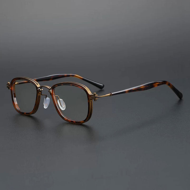 Tel Retro Steam Punk Optical Glasses Frame Round Frames Southood B03 Leopard