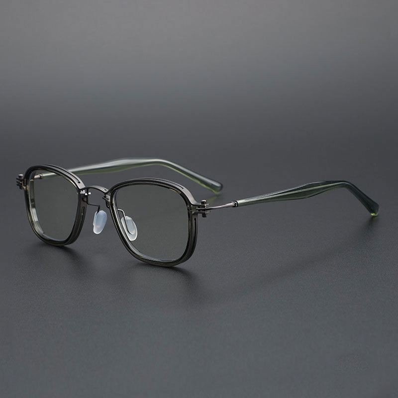 Tel Retro Steam Punk Optical Glasses Frame Round Frames Southood B05 Green