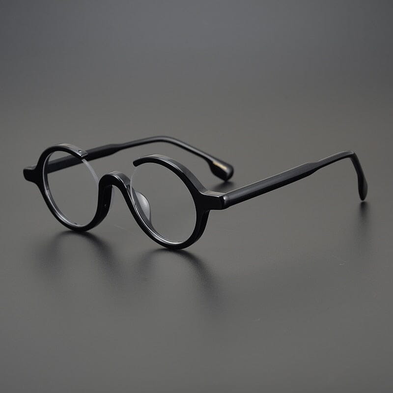 Tillis Acetate Vintage Handmade Round Glasses Frame Round Frames Southood Black