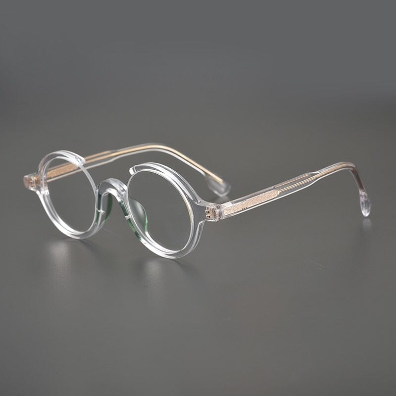 Tillis Acetate Vintage Handmade Round Glasses Frame Round Frames Southood Transparent