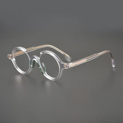 Tillis Acetate Vintage Handmade Round Glasses Frame Round Frames Southood Transparent