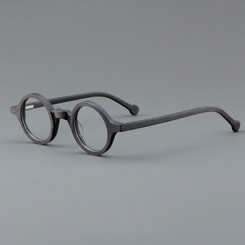 Tim Punk Retro Round Optical Acetate Glasses Frame Round Frames Southood Brown