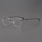 Titan Business Titanium Glasses Frame Rectangle Frames Southood Silver Black