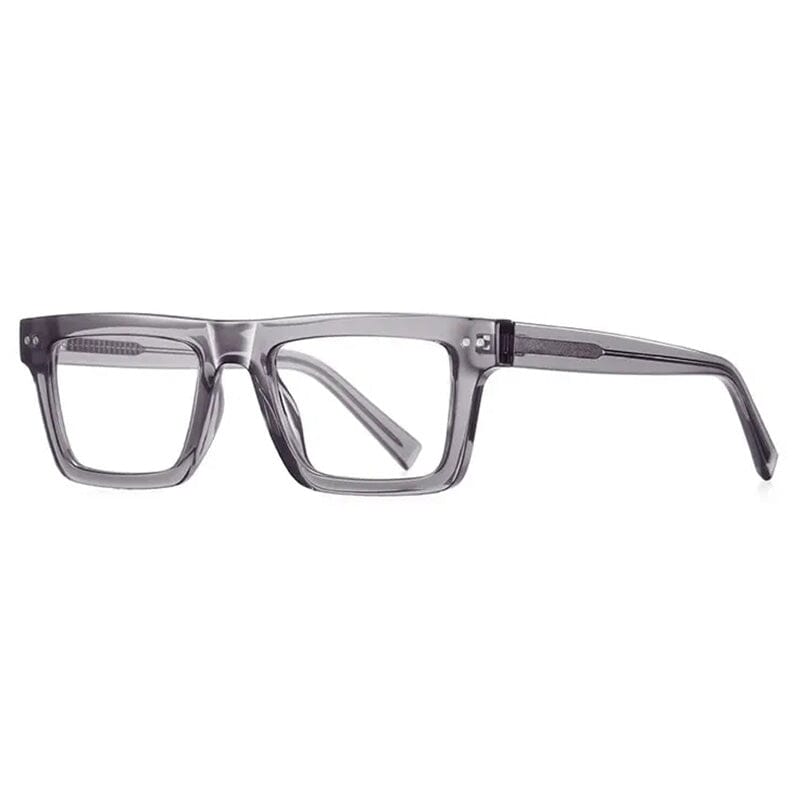 Titus Fashion Square Eyeglasses Frame Rectangle Frames Southood Grey