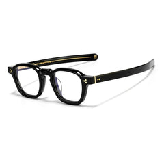 Toft Vintage Acetate Eyeglasses Frame Rectangle Frames Southood B-Black