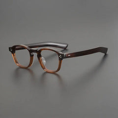 Toft Vintage Acetate Eyeglasses Frame Rectangle Frames Southood Brown tea