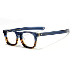 Toft Vintage Acetate Eyeglasses Frame Rectangle Frames Southood C-Blue Leopard