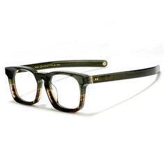 Toft Vintage Acetate Eyeglasses Frame Rectangle Frames Southood C-Green Brown