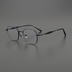 Tomo Vintage Big Square Glasses Frame Rectangle Frames Southood Black