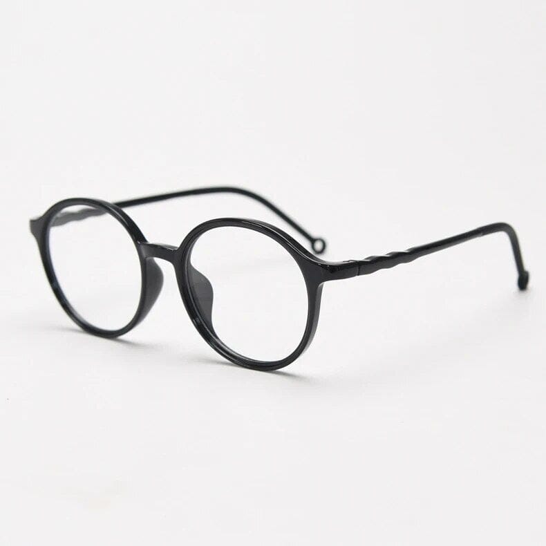 Torrey Round TR90 Vintage Eyeglass Frame Round Frames Southood Black