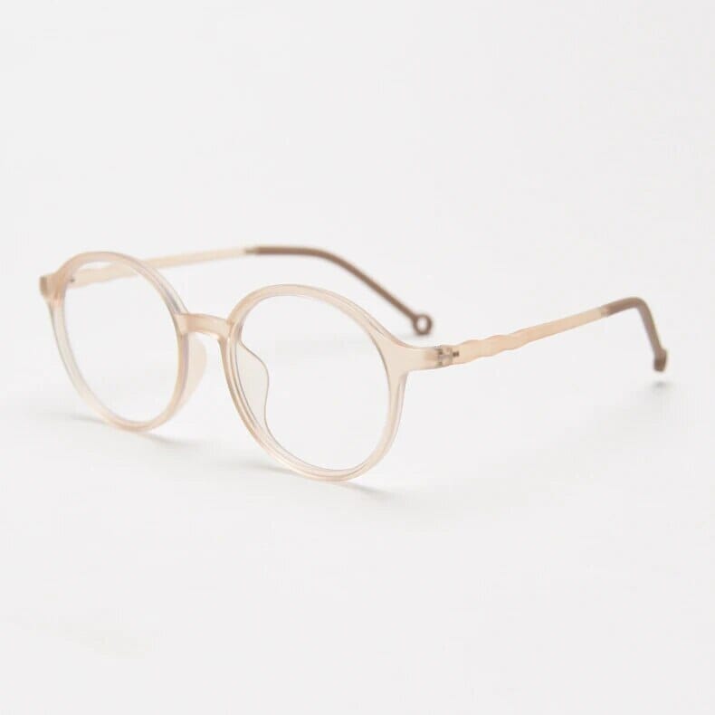 Torrey Round TR90 Vintage Eyeglass Frame Round Frames Southood Coffee