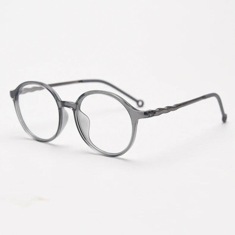 Torrey Round TR90 Vintage Eyeglass Frame Round Frames Southood Grey