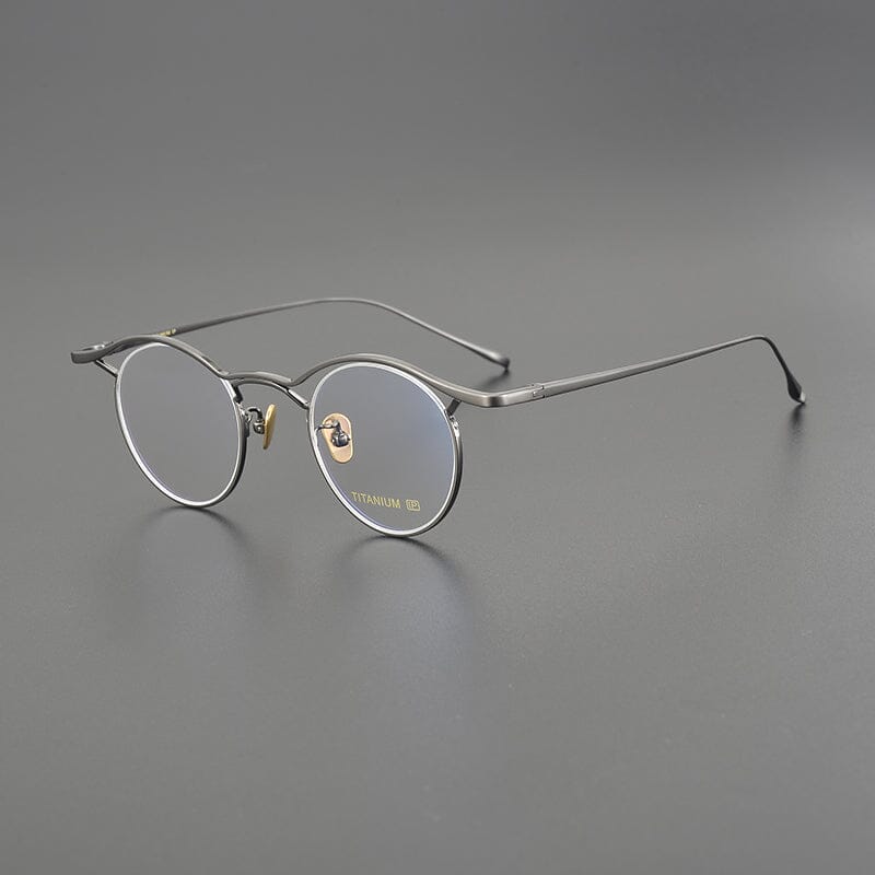 Toyo Vintage Personalized Titanium Eyeglasses Frame Round Frames Southood Gun