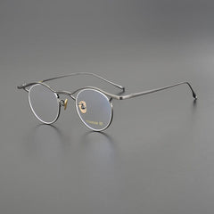 Toyo Vintage Personalized Titanium Eyeglasses Frame Round Frames Southood Gun