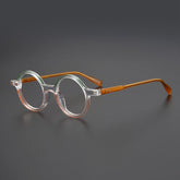 Twinkle Acetate Round Glasses Frame Round Frames Southood Green Orange