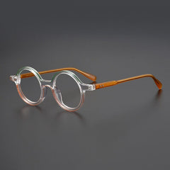 Twinkle Acetate Round Glasses Frame Round Frames Southood Green Orange