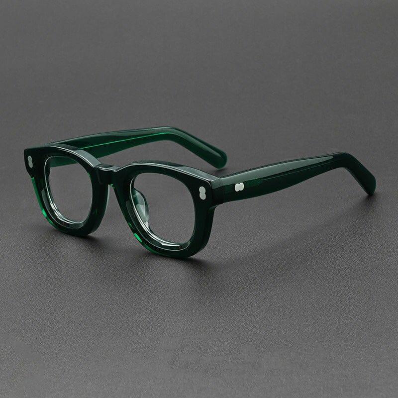 Ugo Vintage Acetate Glasses Frame Oval Frames Southood Green