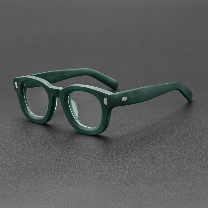 Ugo Vintage Acetate Glasses Frame Oval Frames Southood Matte Green