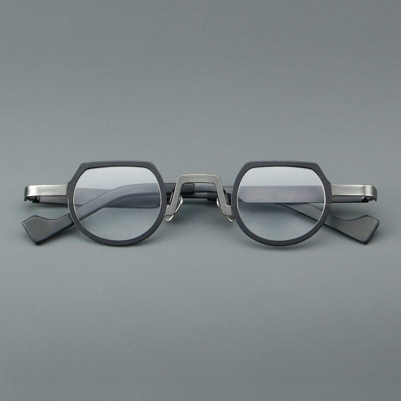Ulz Ultra-light Alloy Glasses Frame Geometric Frames Southood Black