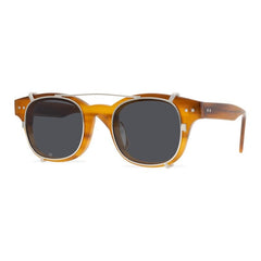 Vayle Acetate Glasses Frame With sunglasses Clips Cat Eye Frames Southood Linen stripe