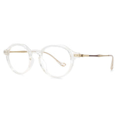 Vic Retro Oval Optical Glasses Frame oval frame Southood transparent