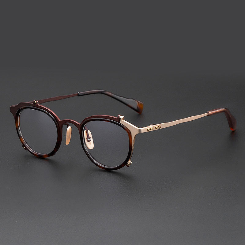 Wren Titanium Retro Hand Made Glasses Frame Cat Eye Frames Southood Tea