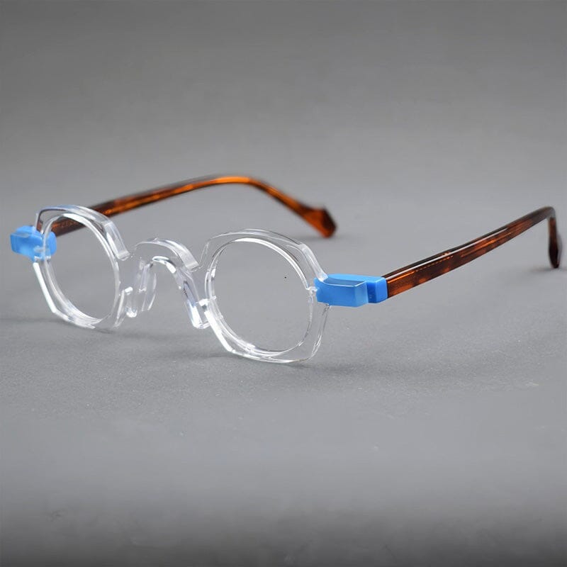 Xuan Vintage Acetate Glasses Frame Geometric Frames Southood Clear