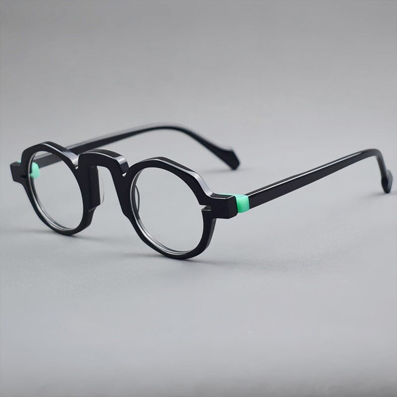 Ya Vintage Acetate Glasses Frame Geometric Frames Southood Black