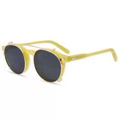 Morton Acetate Glasses Frame With sunglasses Clips